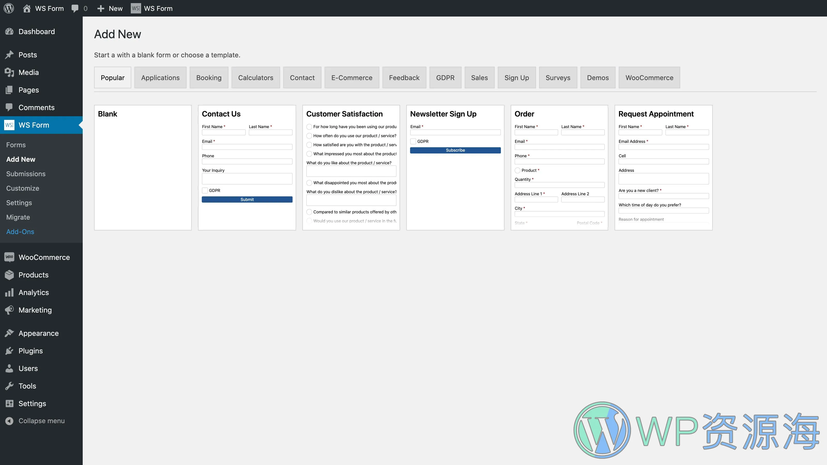 WS Form Pro-功能超强大的WordPress表单插件插图2-WP资源海