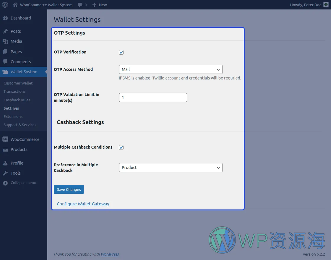 WooCommerce Wallet System-商城用户钱包系统WordPress插件[更至v3.6.2]插图9-WP资源海