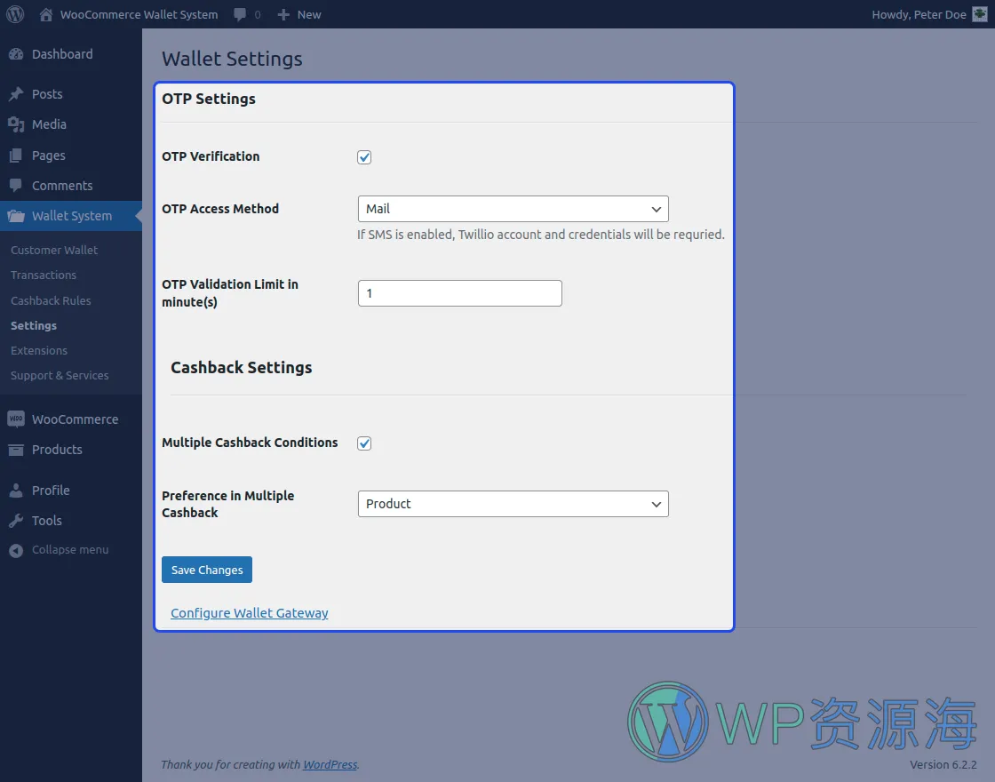 WooCommerce Wallet System-商城用户钱包系统WordPress插件[更至v3.6.2]插图9-WordPress资源海