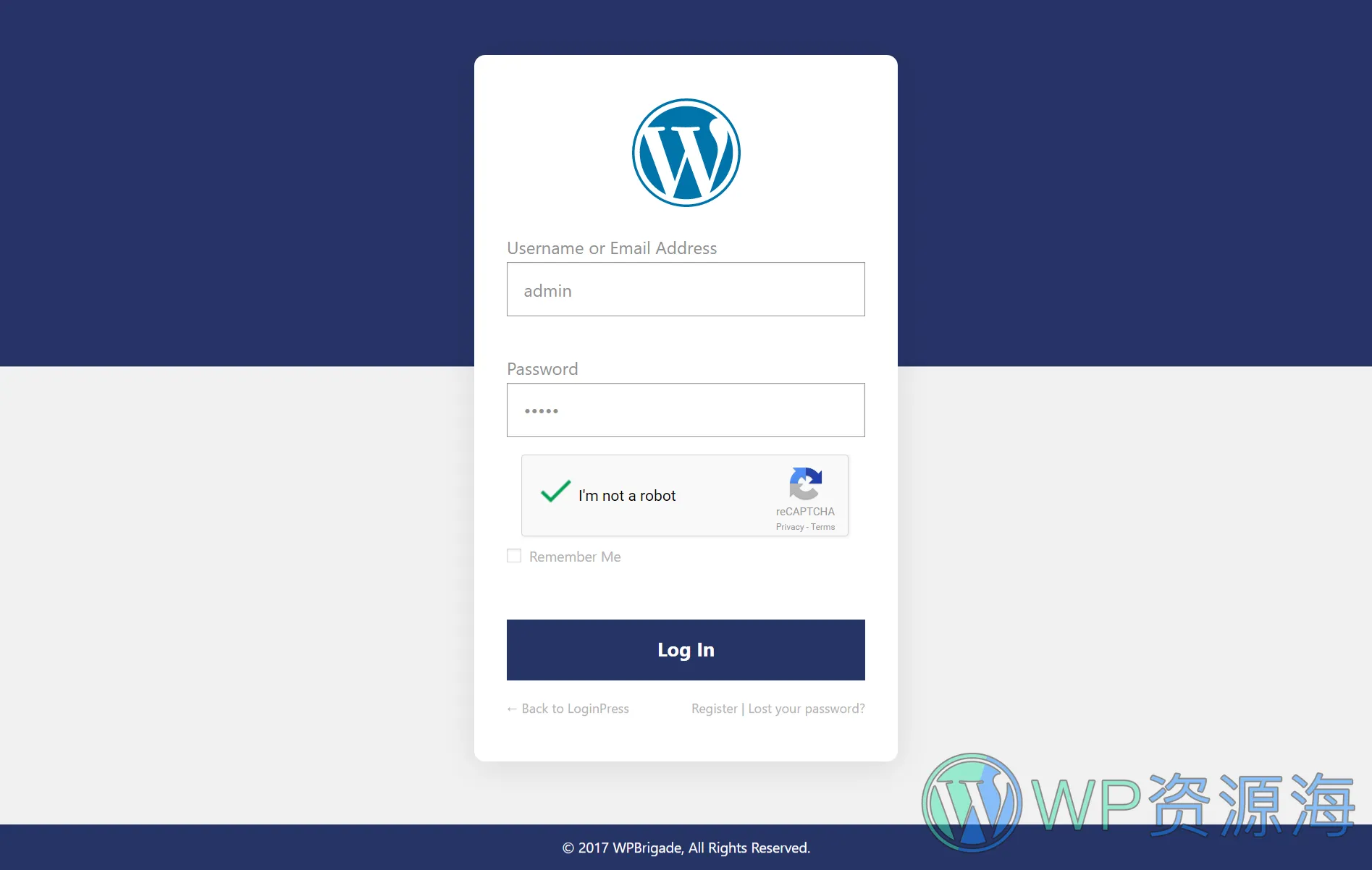 LoginPress Pro-登录页面设计与管理WordPress插件插图26-WP资源海