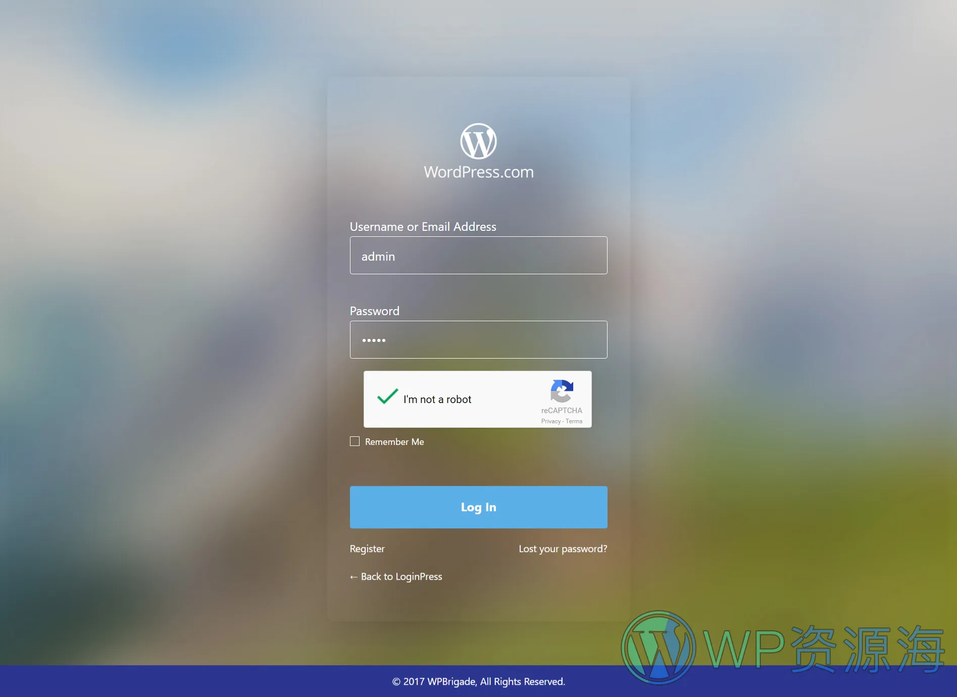 LoginPress Pro-登录页面设计与管理WordPress插件插图14-WP资源海
