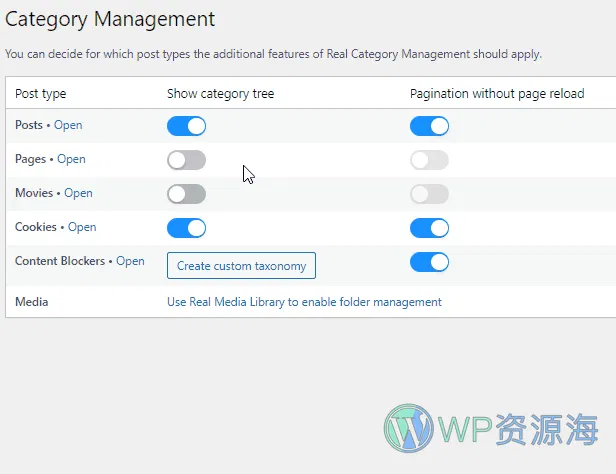 Real Category Management-分类排序文件夹分组管理WordPress插件[更至v4.2.17]插图1-WP资源海