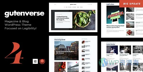 GutenVerse-博客杂志WordPress古腾堡主题[更至v4.1]插图-WP资源海