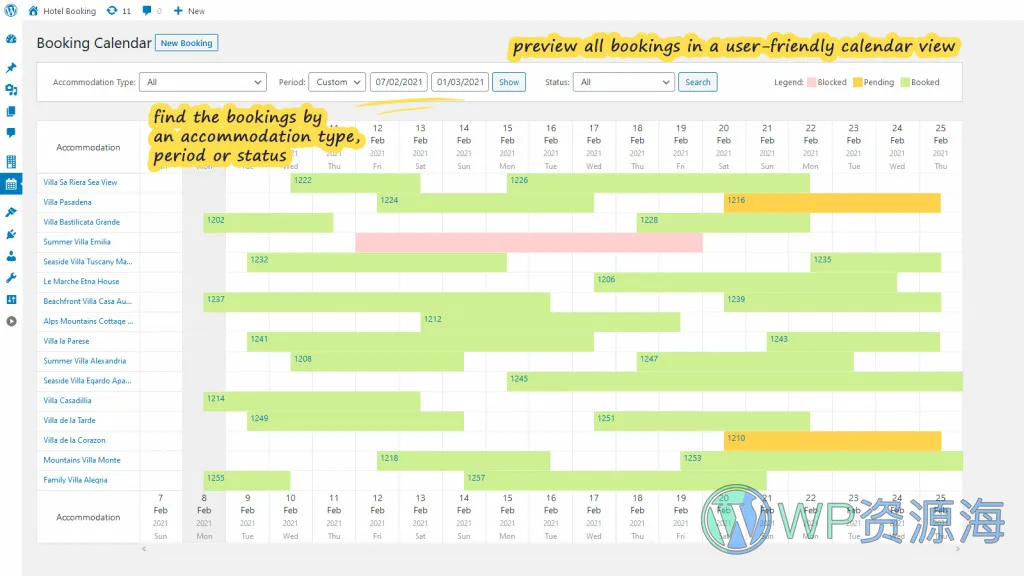 MotoPress Hotel Booking-多用途在线预约预订WordPress插件[更至v5.0.0]插图9-WordPress资源海