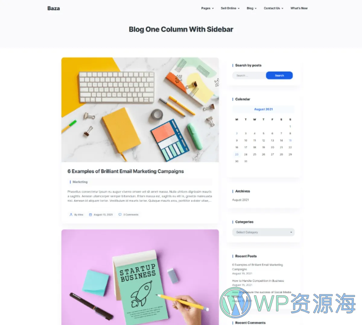 Baza-漂亮多用途3D插画风WordPress主题插图43-WP资源海 Baza-漂亮多用途3D插画风WordPress主题插图43-WP资源海