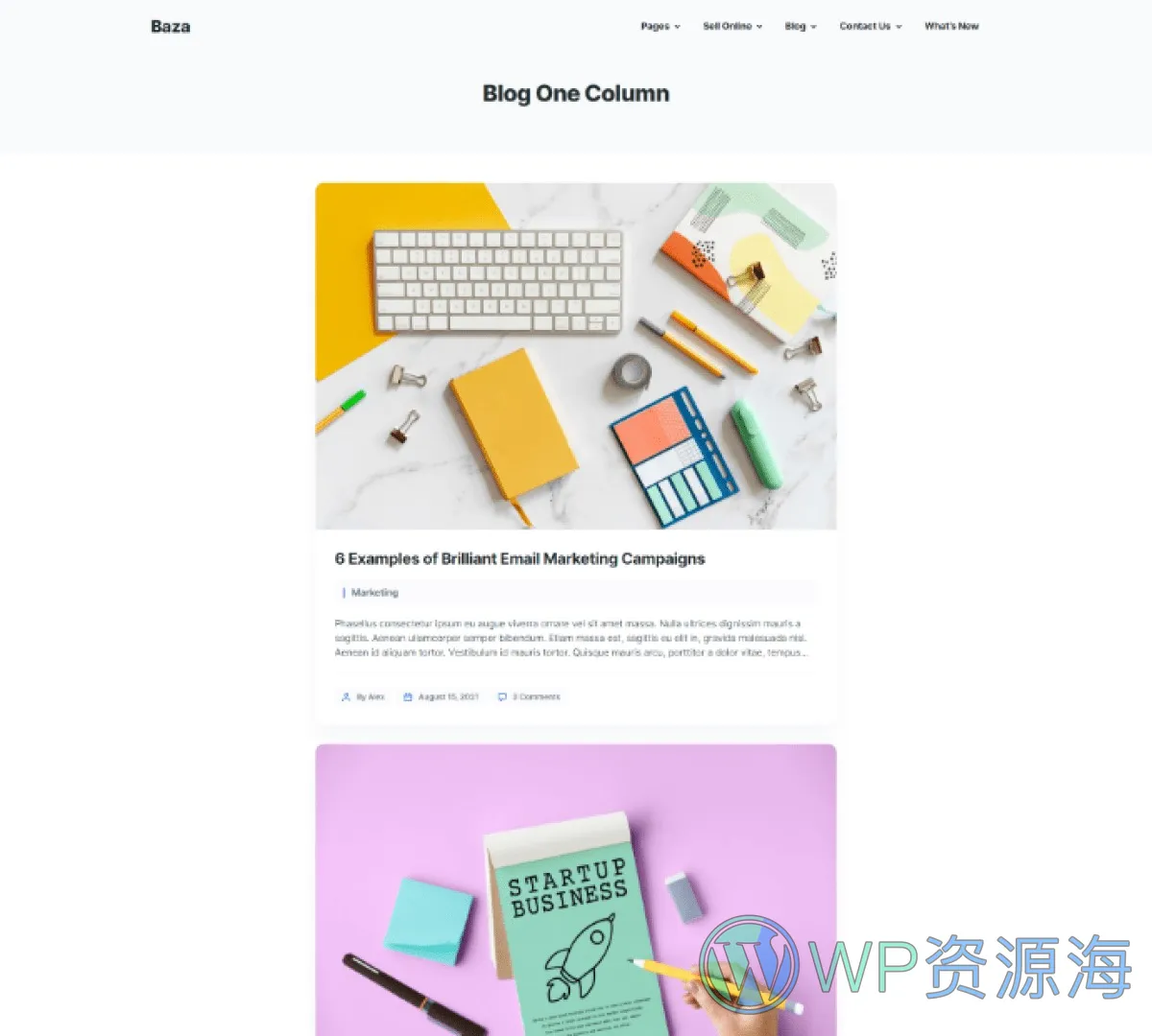 Baza-漂亮多用途3D插画风WordPress主题插图42-WP资源海 Baza-漂亮多用途3D插画风WordPress主题插图42-WP资源海