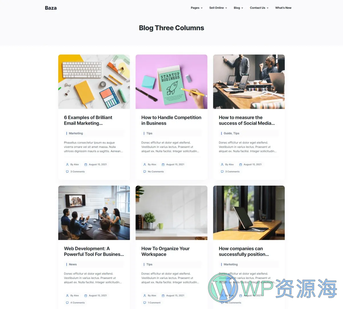 Baza-漂亮多用途3D插画风WordPress主题插图41-WP资源海 Baza-漂亮多用途3D插画风WordPress主题插图41-WP资源海