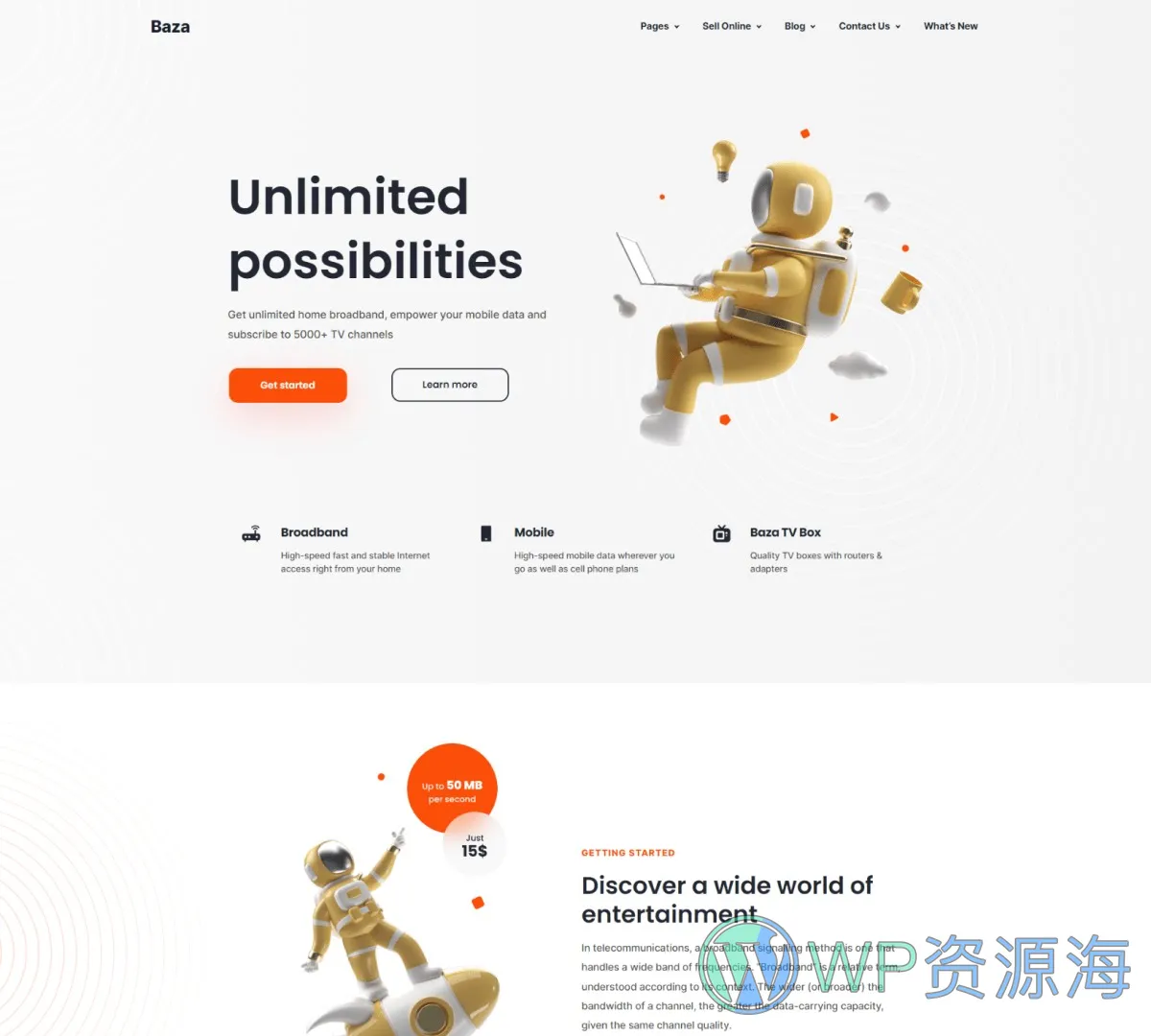 Baza-漂亮多用途3D插画风WordPress主题插图38-WP资源海 Baza-漂亮多用途3D插画风WordPress主题插图38-WP资源海