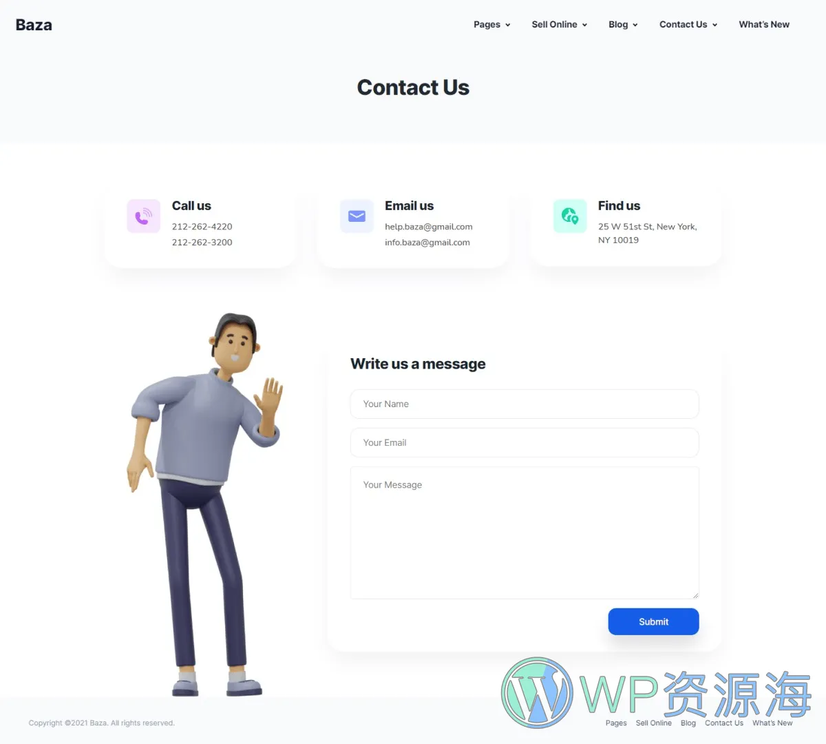 Baza-漂亮多用途3D插画风WordPress主题插图31-WP资源海 Baza-漂亮多用途3D插画风WordPress主题插图31-WP资源海