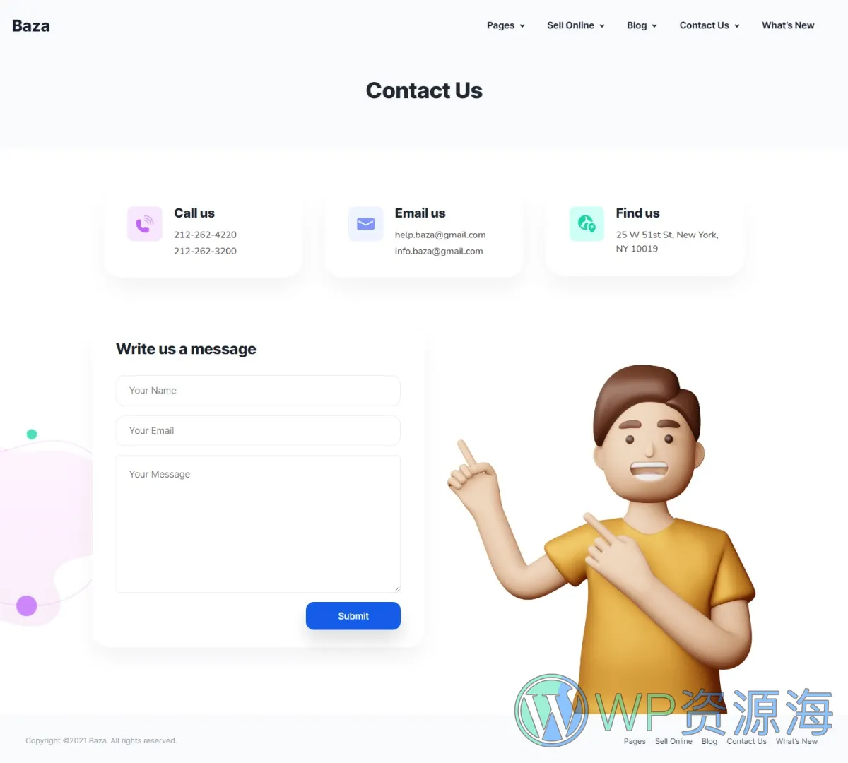 Baza-漂亮多用途3D插画风WordPress主题插图34-WP资源海 Baza-漂亮多用途3D插画风WordPress主题插图34-WP资源海