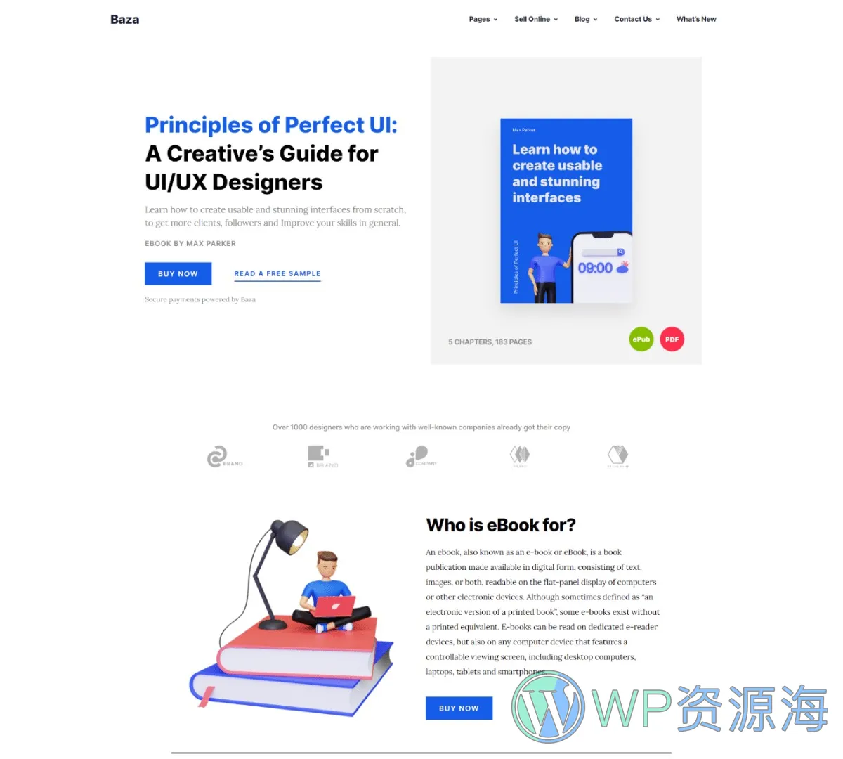 Baza-漂亮多用途3D插画风WordPress主题插图26-WP资源海 Baza-漂亮多用途3D插画风WordPress主题插图26-WP资源海