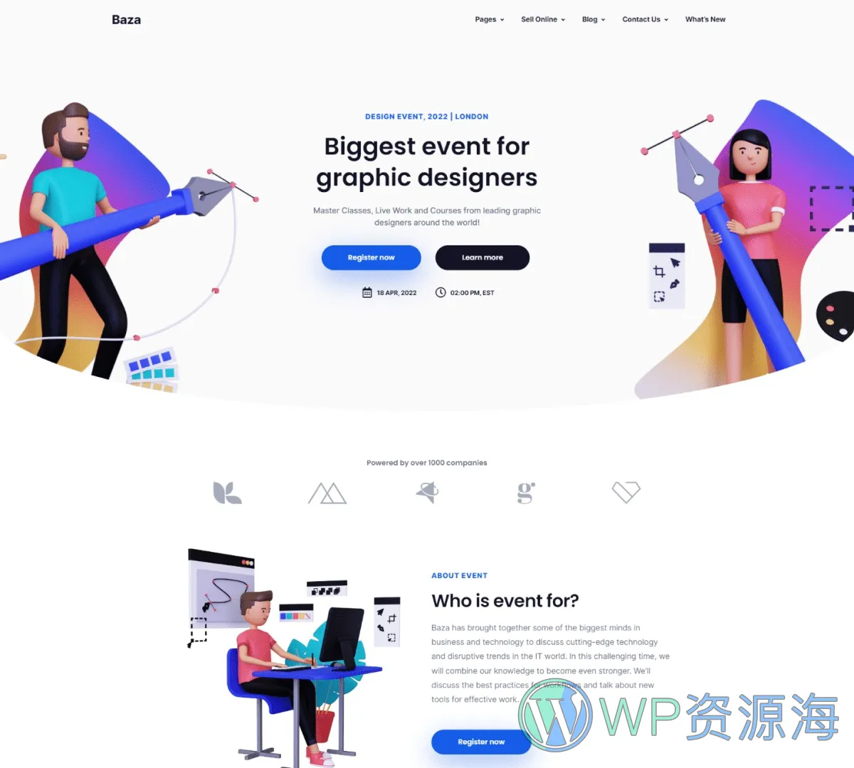 Baza-漂亮多用途3D插画风WordPress主题插图24-WP资源海 Baza-漂亮多用途3D插画风WordPress主题插图24-WP资源海