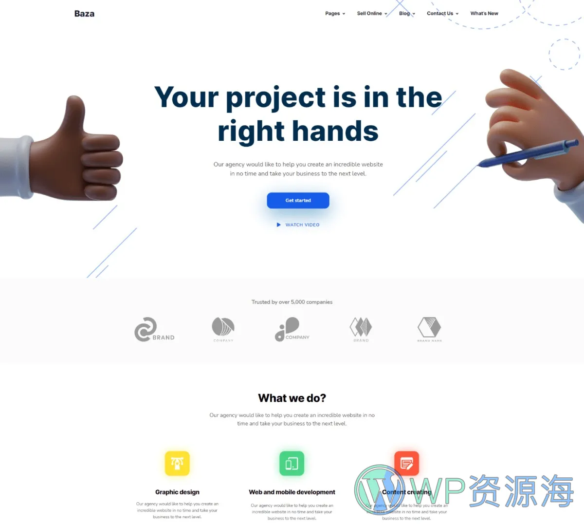 Baza-漂亮多用途3D插画风WordPress主题插图19-WP资源海 Baza-漂亮多用途3D插画风WordPress主题插图19-WP资源海