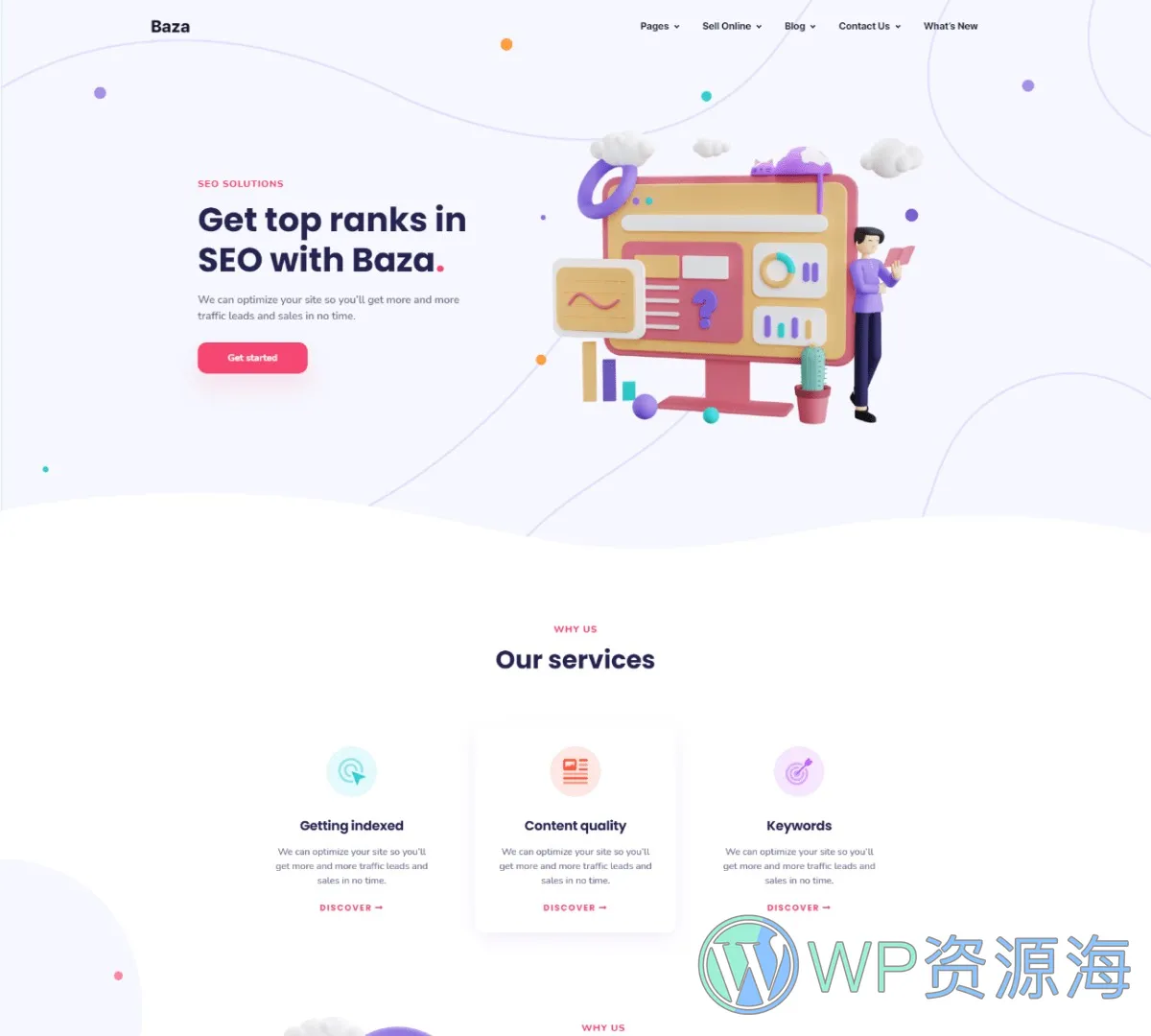 Baza-漂亮多用途3D插画风WordPress主题插图18-WP资源海 Baza-漂亮多用途3D插画风WordPress主题插图18-WP资源海