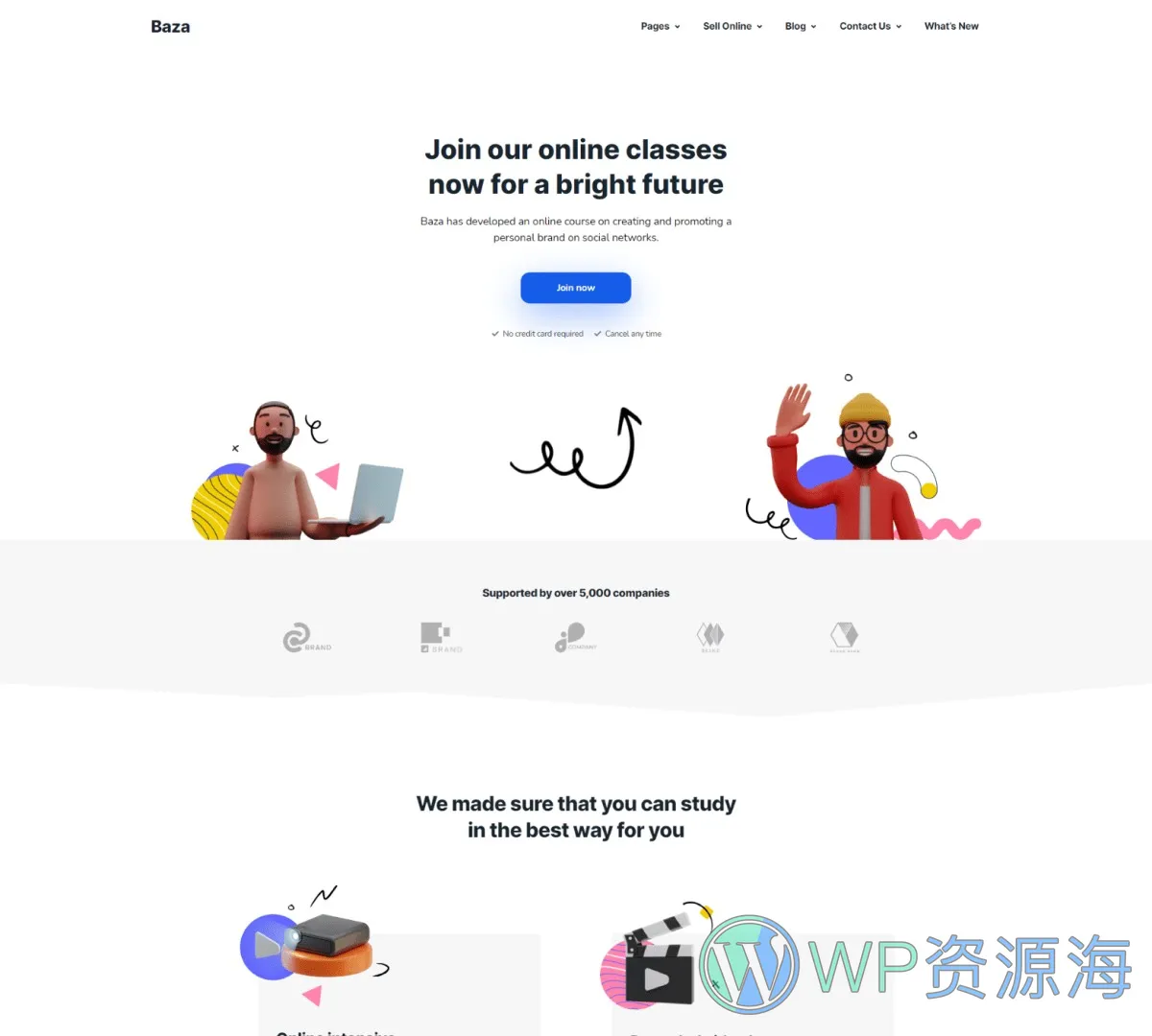 Baza-漂亮多用途3D插画风WordPress主题插图13-WP资源海 Baza-漂亮多用途3D插画风WordPress主题插图13-WP资源海