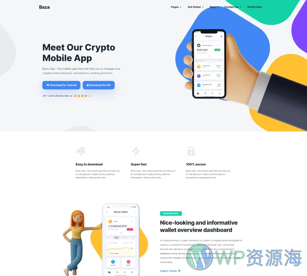 Baza-漂亮多用途3D插画风WordPress主题插图12-WP资源海 Baza-漂亮多用途3D插画风WordPress主题插图12-WP资源海