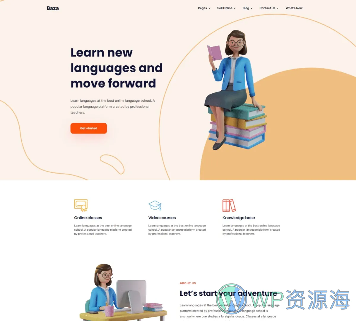 Baza-漂亮多用途3D插画风WordPress主题插图9-WP资源海 Baza-漂亮多用途3D插画风WordPress主题插图9-WP资源海