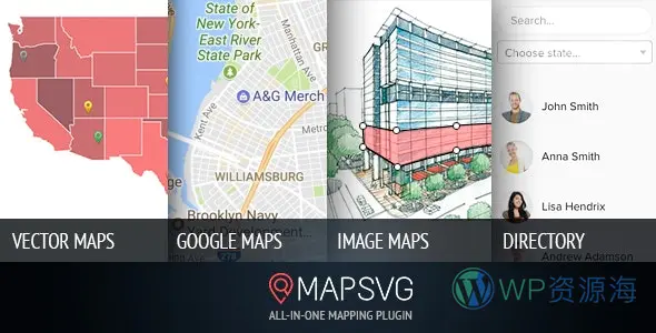 MapSVG-无缝连接谷歌与svg矢量地图的WordPress插件[更至v8.3.8]插图-WordPress资源海