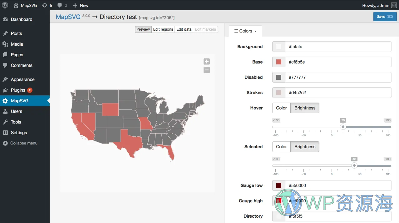 MapSVG-无缝连接谷歌与svg矢量地图的WordPress插件[更至v8.3.8]插图3-WordPress资源海