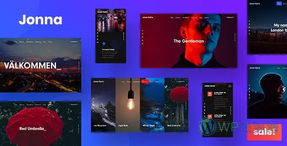 Jonna-专业炫酷多用途的HTML单页网站模板插图-WordPress资源海