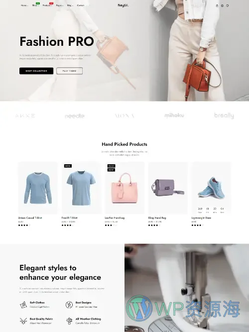 Neytiri-简约漂亮的外贸跨境电商网站模板WordPress主题[更至v1.0.3]插图9-WordPress资源海