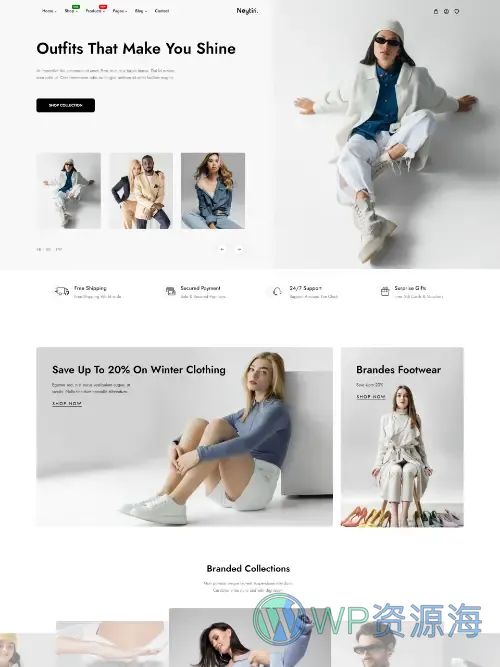 Neytiri-简约漂亮的外贸跨境电商网站模板WordPress主题[更至v1.0.3]插图5-WordPress资源海