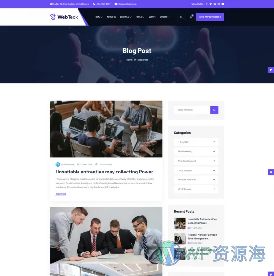 Webteck-互联网IT科技公司网站模板WordPress主题插图11-WP资源海