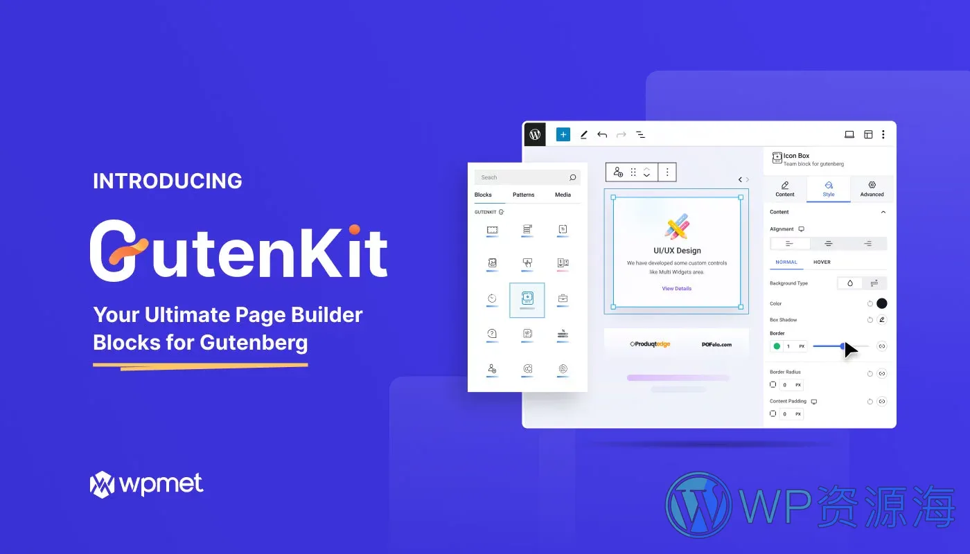 GutenKit Blocks Pro-古腾堡编辑器功能扩展WordPress插件插图-WP资源海