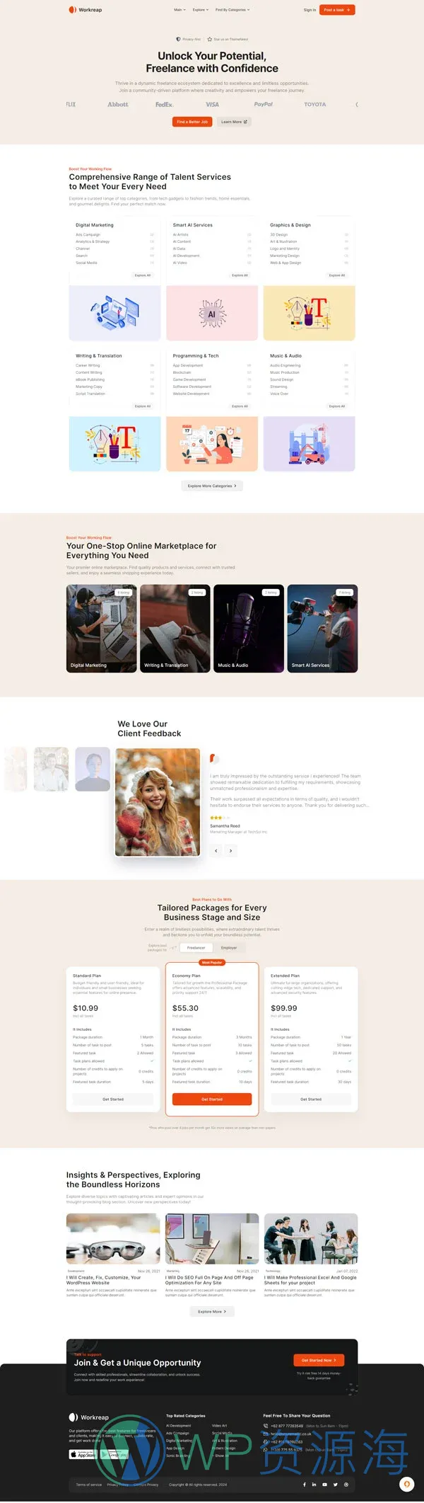 Workreap-求职招聘找工作网站模板WordPress主题插图12-WP资源海
