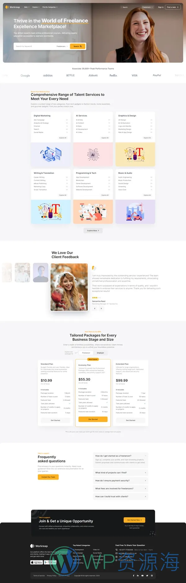 Workreap-求职招聘找工作网站模板WordPress主题插图3-WP资源海