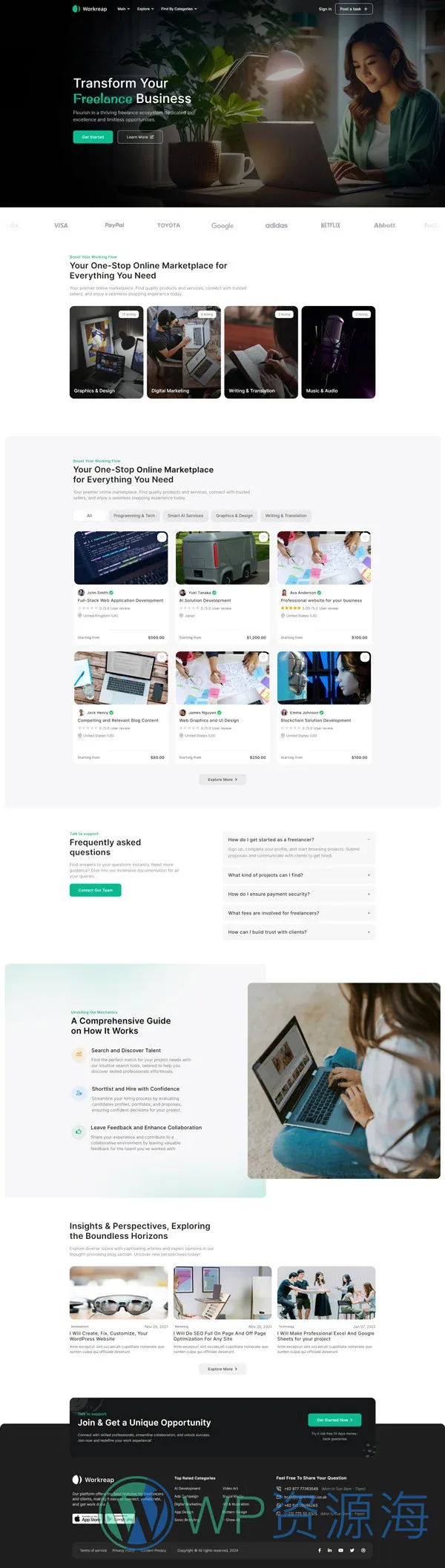 Workreap-求职招聘找工作网站模板WordPress主题插图7-WP资源海