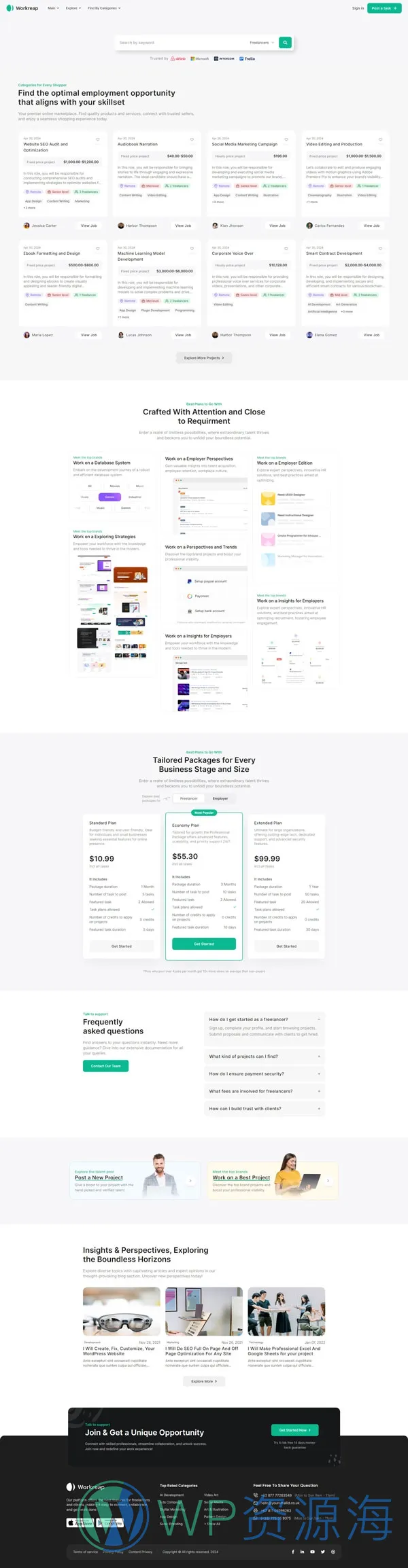 Workreap-求职招聘找工作网站模板WordPress主题插图14-WP资源海
