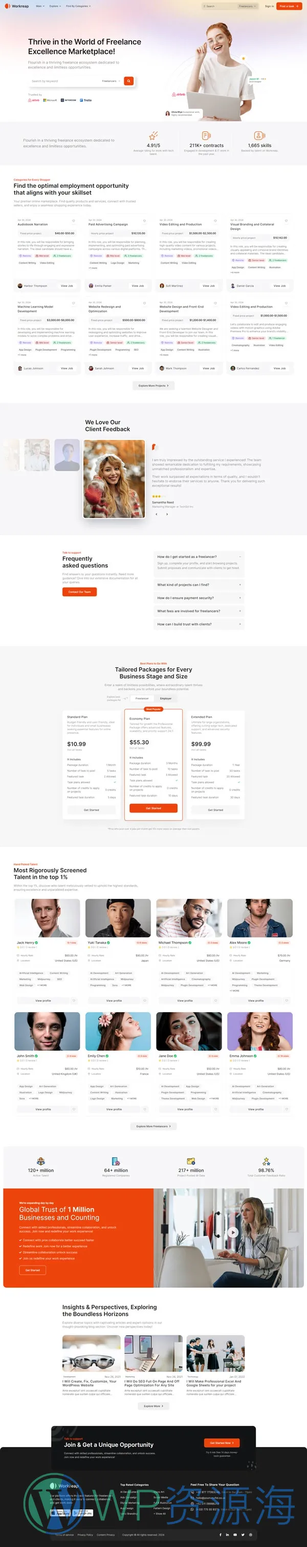 Workreap-求职招聘找工作网站模板WordPress主题插图16-WP资源海