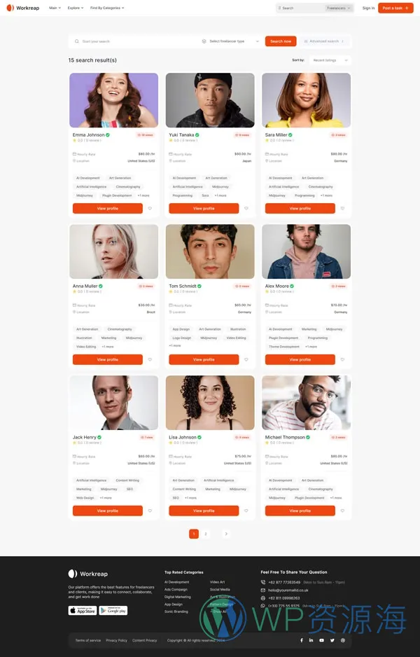 Workreap-求职招聘找工作网站模板WordPress主题插图23-WP资源海