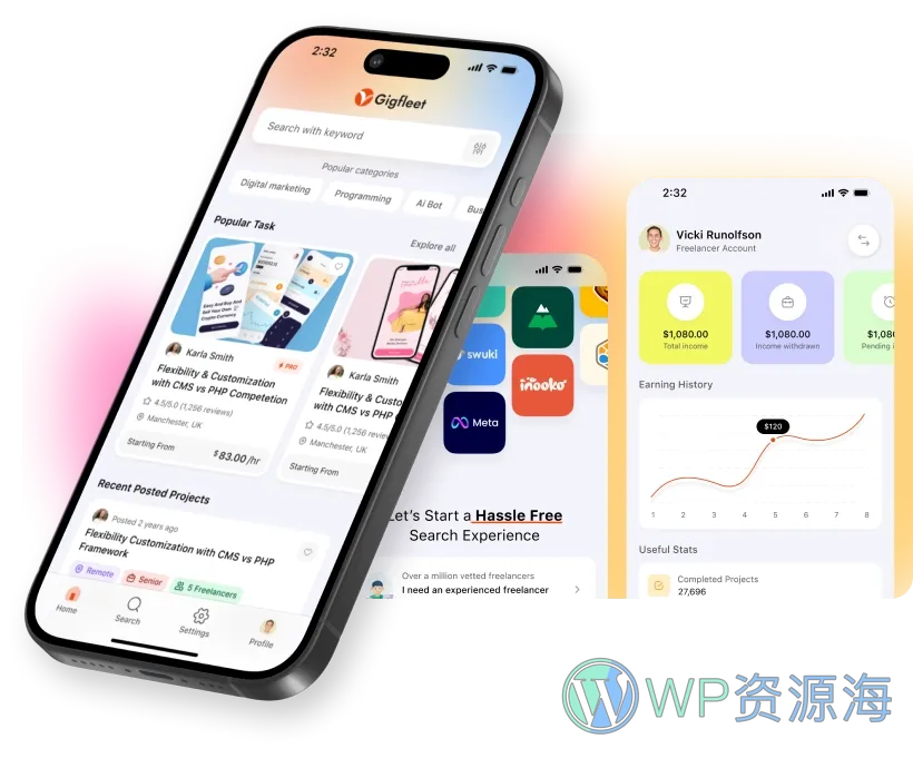 Workreap-求职招聘找工作网站模板WordPress主题 [更至v3.0.4]插图26-WordPress资源海