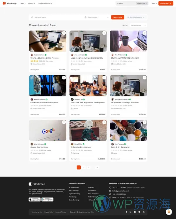 Workreap-求职招聘找工作网站模板WordPress主题插图32-WP资源海