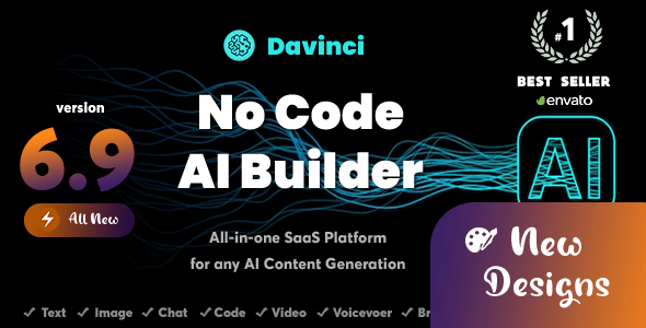 DaVinci AI-人工智能写作与内容生成SaaS平台PHP源码