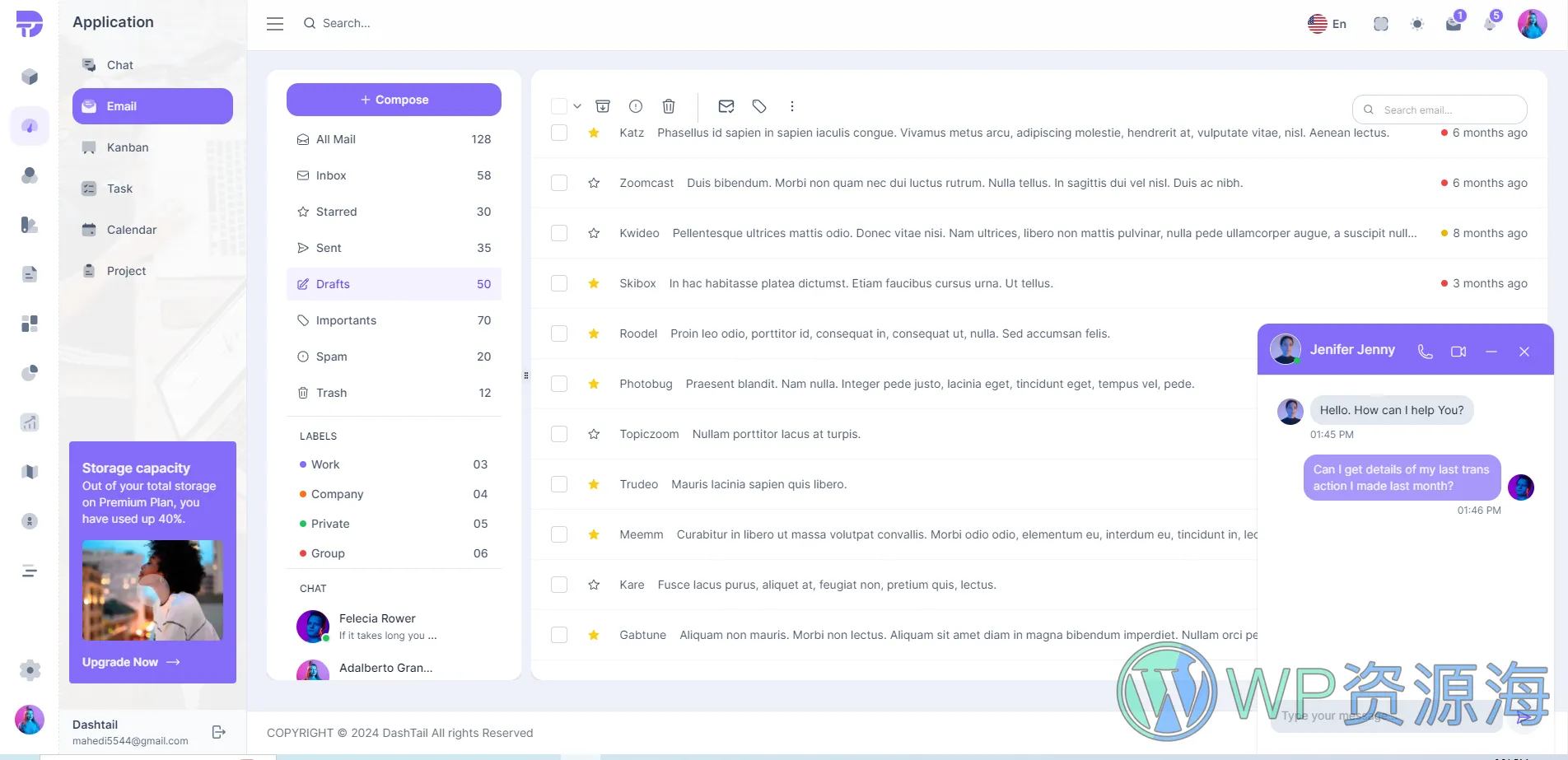 DashTail-Tailwind React Next精品多合一后台管理模板[更至v1.3]插图7-WP资源海