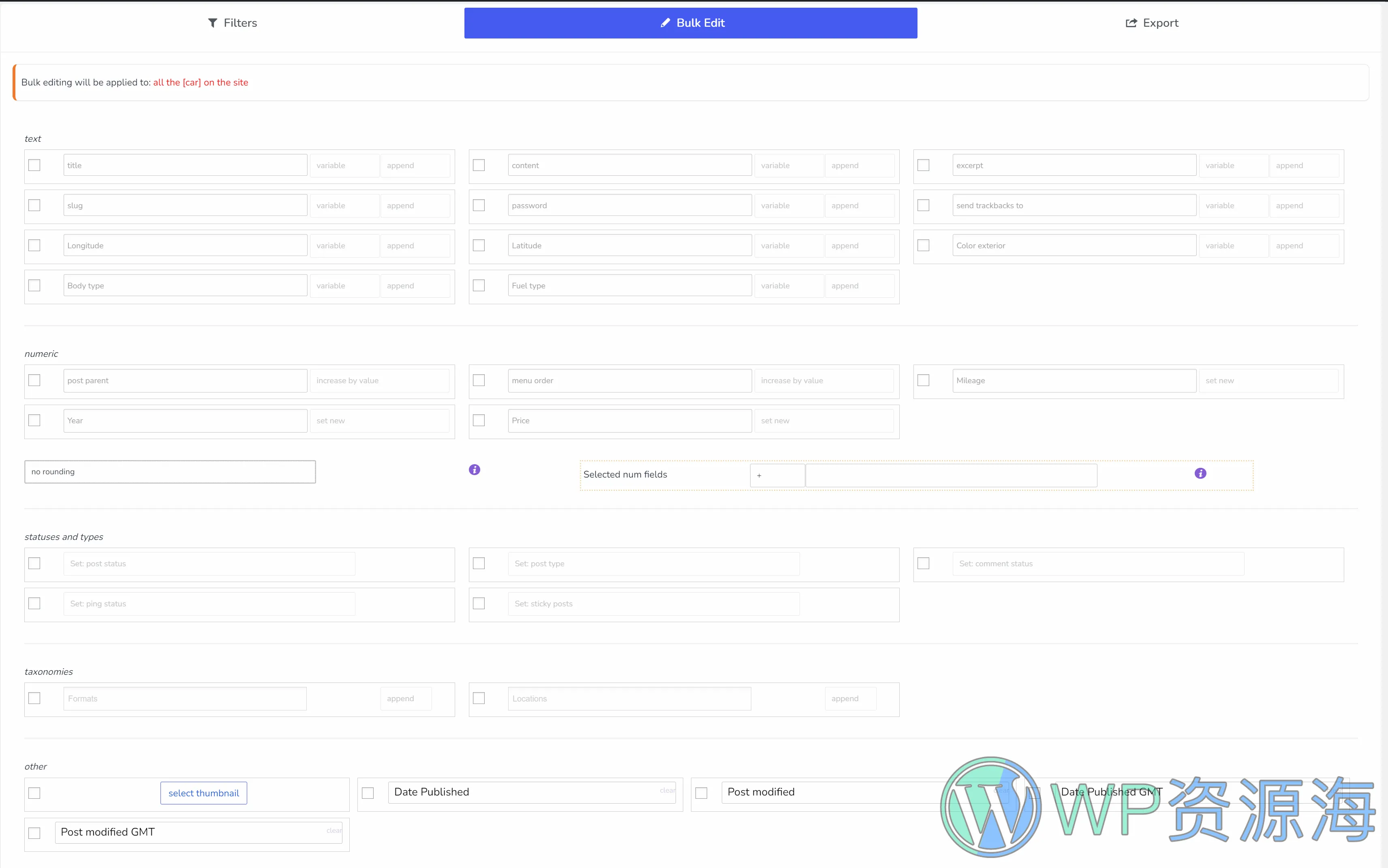 WOLF-专业的文章批量编辑与管理WordPress插件[更至v2.0.8.3]插图7-WordPress资源海