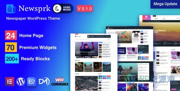 Newsprk-新闻博客网站模板WordPress精品主题[更至v7.2.0]插图-WordPress资源海