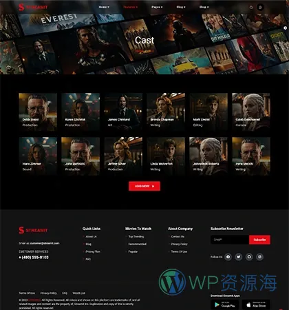 Streamit-前端多框架炫酷电影网站网页模板[更至v5.2.1]插图20-WP资源海