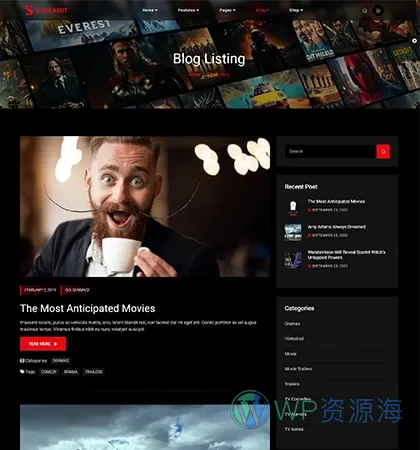 Streamit-前端多框架炫酷电影网站网页模板[更至v5.2.1]插图18-WP资源海