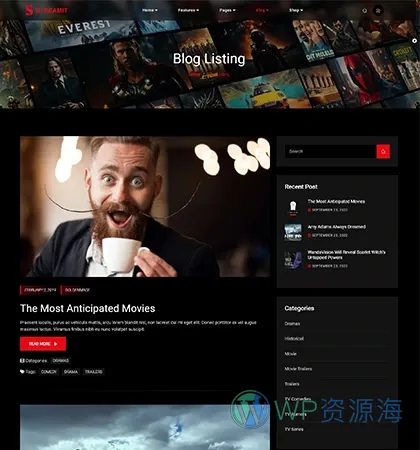 Streamit-前端多框架炫酷电影网站网页模板[更至v5.2.1]插图18-WordPress资源海