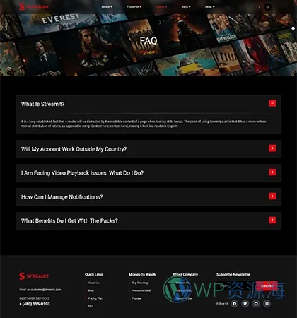 Streamit-前端多框架炫酷电影网站网页模板[更至v5.2.1]插图24-WP资源海