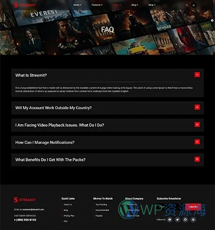 Streamit-前端多框架炫酷电影网站网页模板[更至v5.2.1]插图24-WordPress资源海