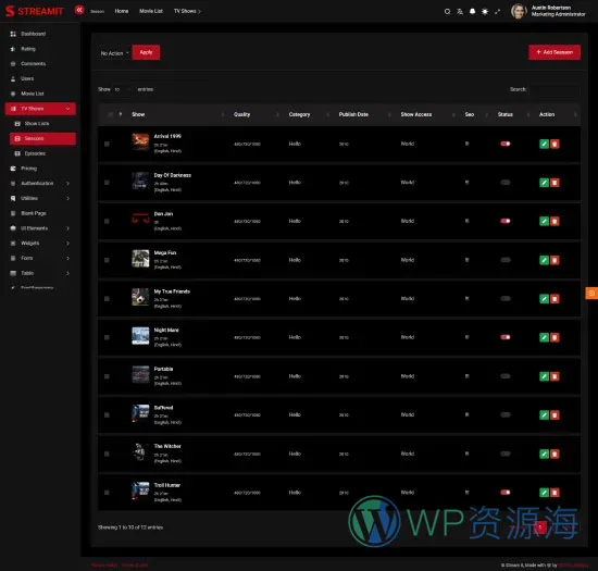 Streamit-前端多框架炫酷电影网站网页模板[更至v5.2.1]插图31-WP资源海