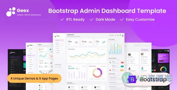 Geex | Bootstrap5 后台管理仪表板 HTML 模板[更至v1.0.2]插图-WP资源海