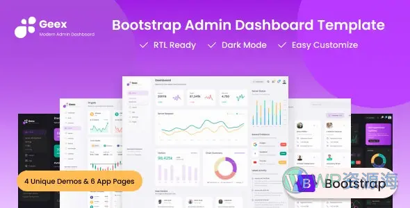 Geex | Bootstrap5 后台管理仪表板 HTML 模板[更至v1.0.2]插图-WordPress资源海