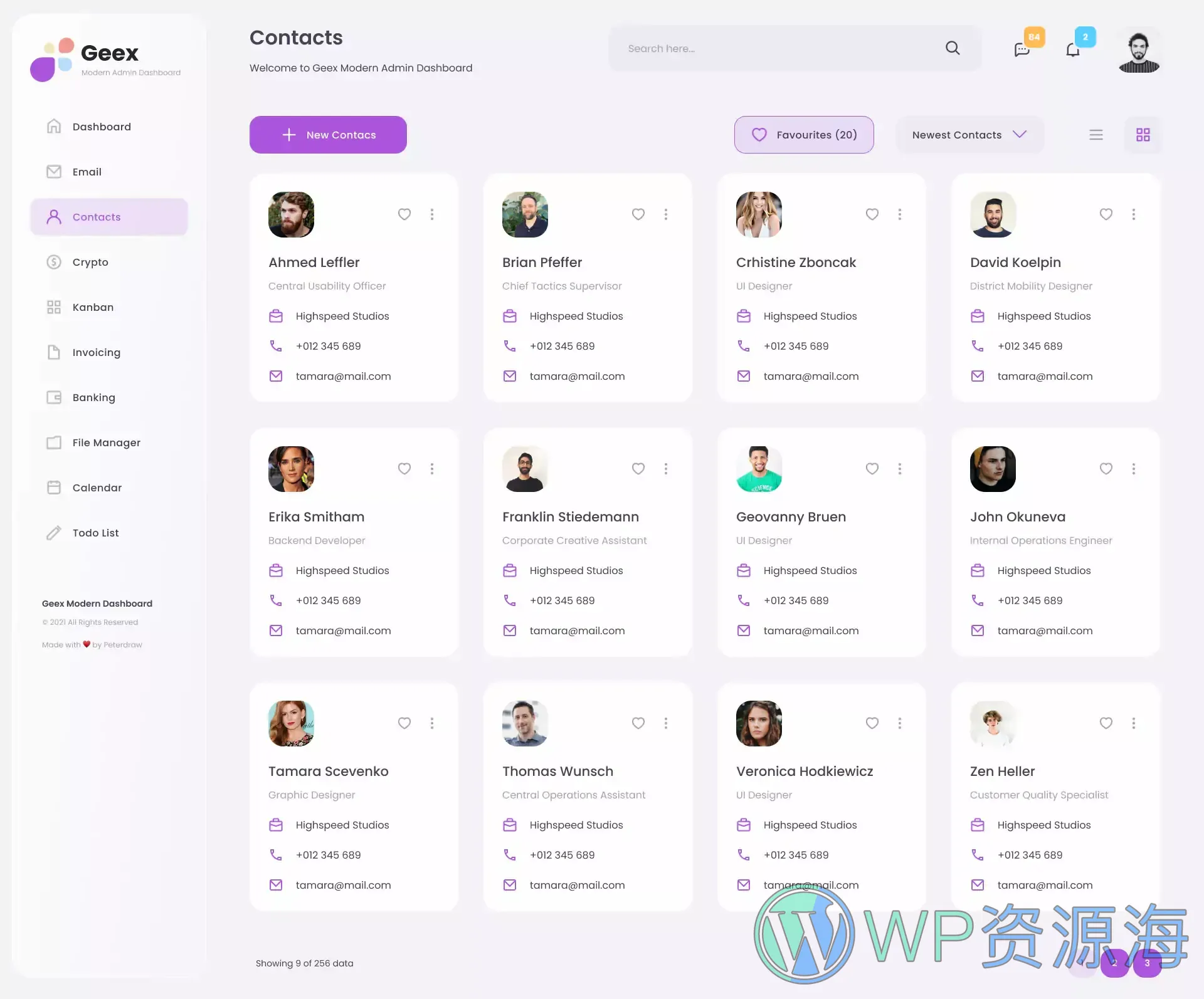 Geex | Bootstrap5 后台管理仪表板 HTML 模板[更至v1.0.2]插图7-WP资源海