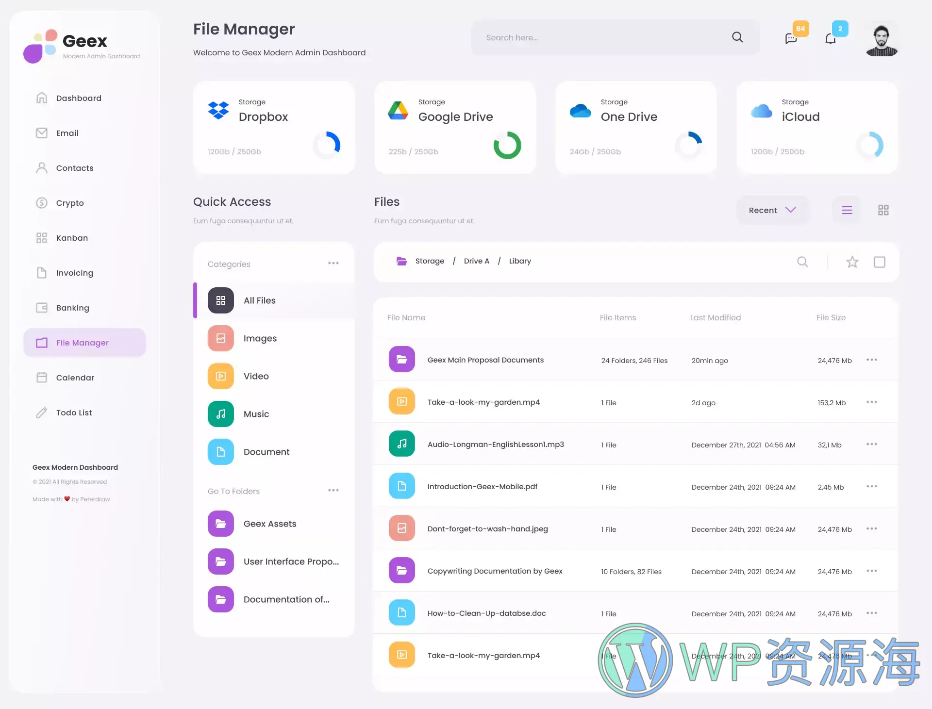 Geex | Bootstrap5 后台管理仪表板 HTML 模板[更至v1.0.2]插图5-WP资源海